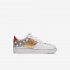 Nike Force 1 Low | White / Metallic Gold / University Red / Metallic Silver