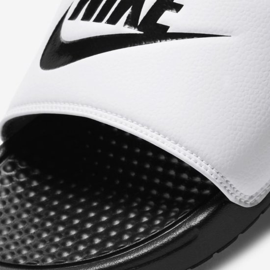 Nike Benassi | White / Black / Black - Click Image to Close