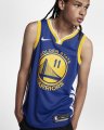 Klay Thompson Golden State Warriors Nike Icon Edition Swingman Jersey | Rush Blue / White / Amarillo