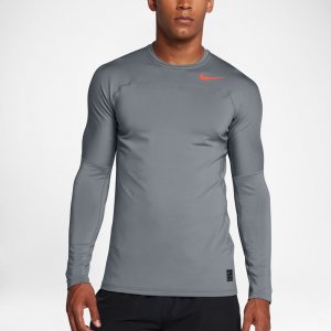 Nike Pro HyperWarm | Cool Grey / Hyper Crimson / Hyper Crimson