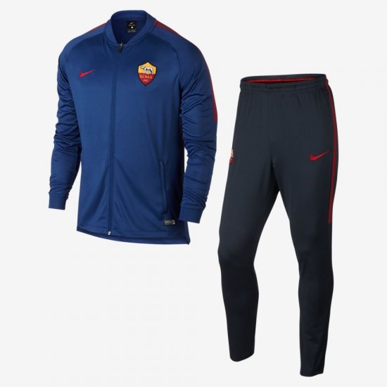 A.S. Roma Dri-FIT Squad | Deep Royal Blue / Dark Obsidian / Team Crimson / Team Crimson - Click Image to Close