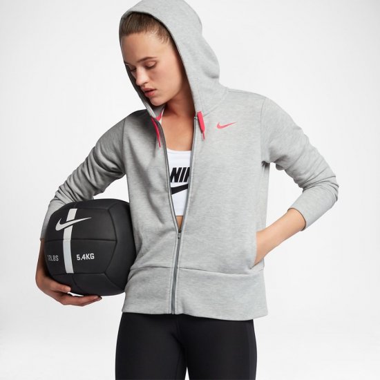 Nike Dri-FIT | Dark Grey Heather / Cool Grey / Rush Pink / Rush Pink - Click Image to Close