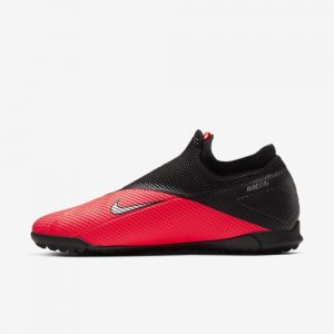 Nike Phantom Vision 2 Academy Dynamic Fit TF | Laser Crimson / Black / Metallic Silver