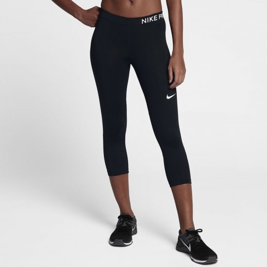 Nike Pro | Black / Black / White - Click Image to Close