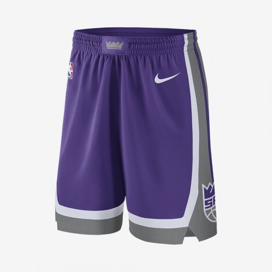 Sacramento Kings Nike Icon Edition Swingman | Field Purple / Dark Steel Grey / White / White - Click Image to Close