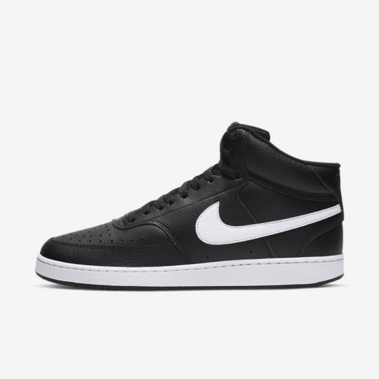 Nike Court Vision Mid | Black / White - Click Image to Close