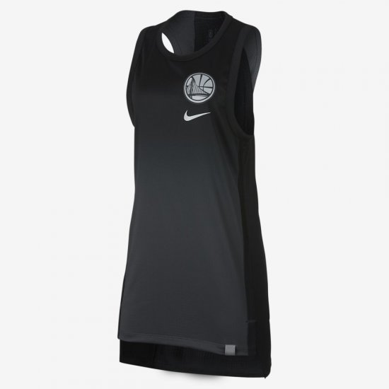 Golden State Warriors Nike | Black / Black - Click Image to Close