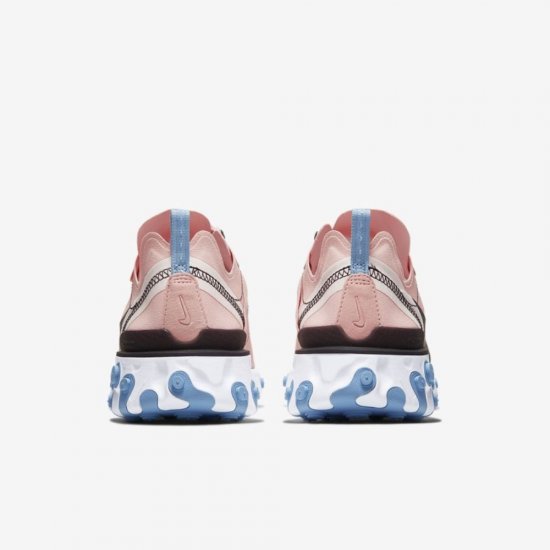 Nike React Element 55 | Coral Stardust / Light Soft Pink / Light Blue / Oil Grey - Click Image to Close