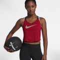 Nike Dri-FIT Elastika Cropped | Gym Red / Black / White