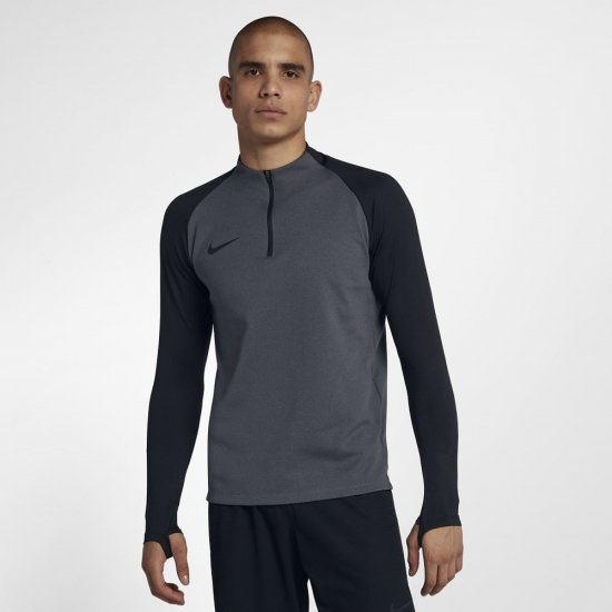 Nike Dri-FIT Squad Drill | Black / Heather / Black / Black - Click Image to Close