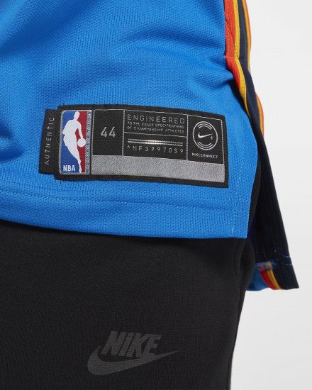 Russell Westbrook Icon Edition Authentic (Oklahoma City Thunder) | Signal Blue - Click Image to Close