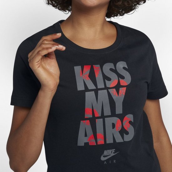 Nike Sportswear "Kiss My Airs" | Black / Dark Grey - Click Image to Close