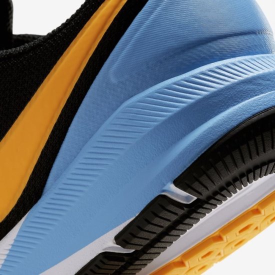 Nike Air Zoom Structure 22 | Black / University Blue / White / Laser Orange - Click Image to Close