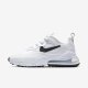 Nike Air Max 270 React | White / Metallic Silver / Black Nike Air Max 270 React | White / Metallic Silver / Black
