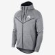 Manchester City FC Tech Fleece Windrunner | Carbon Heather / True Berry Manchester City FC Tech Fleece Windrunner | Carbon Heather / True Berry