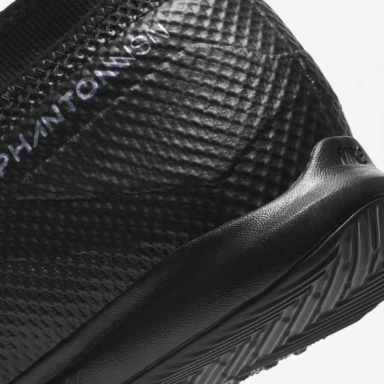 Nike Phantom Vision 2 Academy Dynamic Fit IC | Black / Black - Click Image to Close