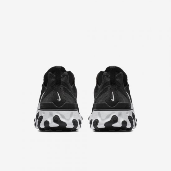 Nike React Element 55 | Black / White - Click Image to Close