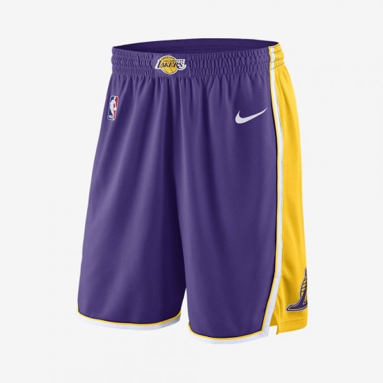 Los Angeles Lakers Nike Statement Edition Swingman | Field Purple / Amarillo / White / White - Click Image to Close