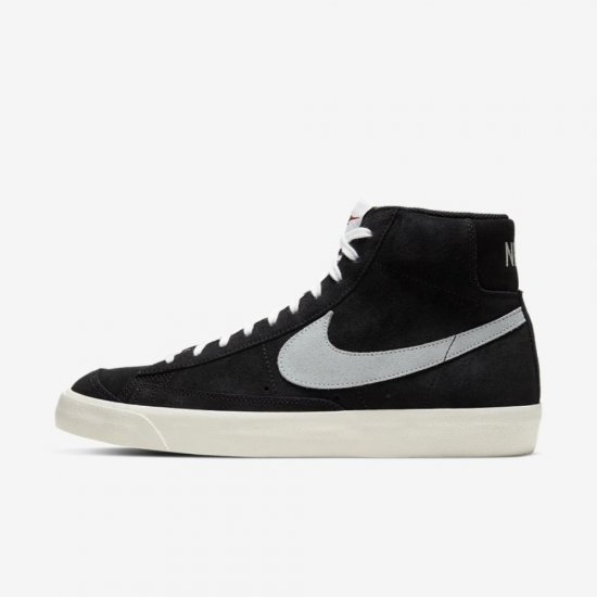 Nike Blazer Mid '77 | Black / Sail / White / Pure Platinum - Click Image to Close