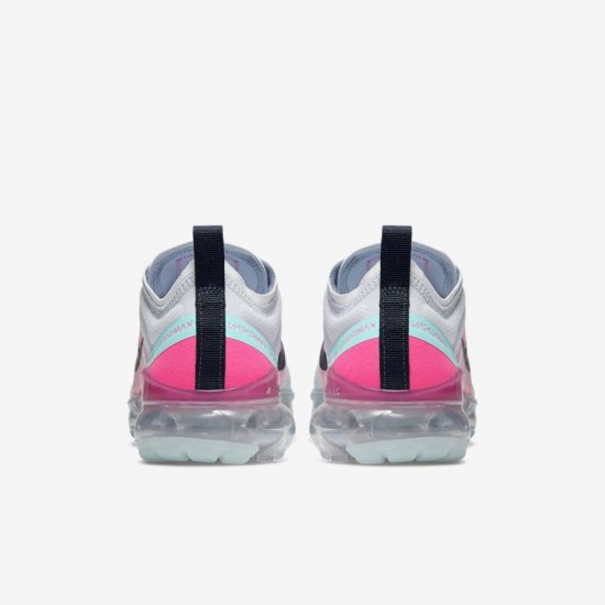 Nike Air VaporMax 2019 | Football Grey / Pink Blast / Aurora / Obsidian - Click Image to Close