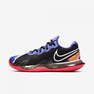 NikeCourt Air Zoom Vapor Cage 4 | Black / Laser Crimson / Persian Violet / White