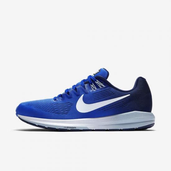 Nike Air Zoom Structure 21 | Mega Blue / Binary Blue / Light Armoury Blue / White - Click Image to Close