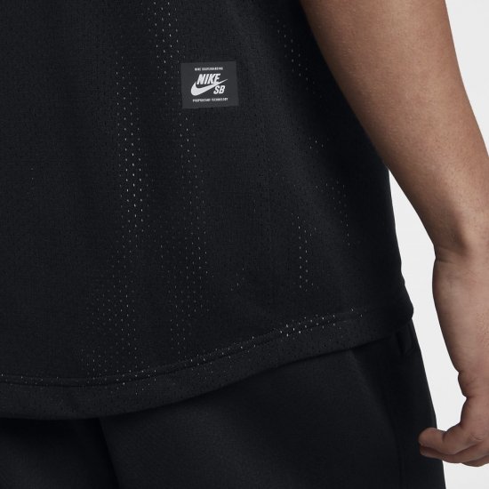 Nike SB Dri-FIT Reversible | Black / White / Solar Red - Click Image to Close