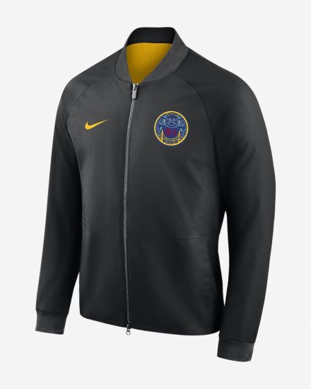 Golden State Warriors City Edition Nike Modern | Black / Amarillo / Amarillo - Click Image to Close