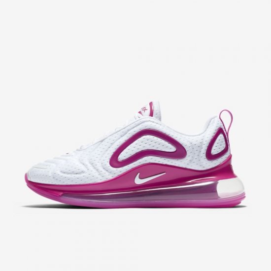 Nike Air Max 720 | White / Fire Pink / Metallic Silver / White - Click Image to Close