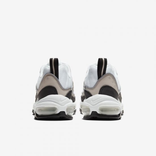 Nike Air Max 98 | White / Desert Sand / Black / Metallic Silver - Click Image to Close