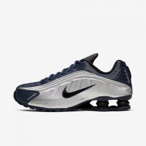 Nike Shox R4 | Midnight Navy / Metallic Silver / Black