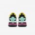 Nike Air Max 270 React (Geometric Abstract) | White / Black / Bright Violet / Dynamic Yellow