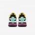 Nike Air Max 270 React (Geometric Abstract) | White / Black / Bright Violet / Dynamic Yellow