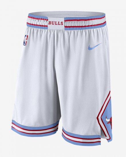 Chicago Bulls Nike City Edition Swingman | White / Valour Blue - Click Image to Close