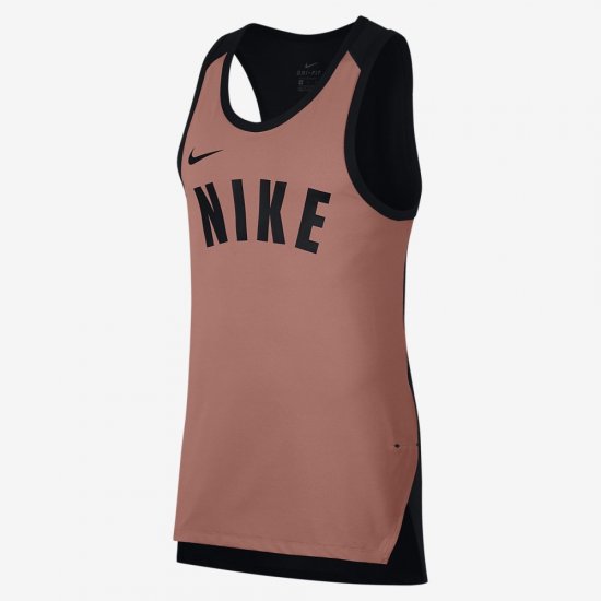 Nike Dri-FIT Hyper Elite | Rust Pink / Black / Black - Click Image to Close