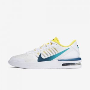 NikeCourt Air Max Vapor Wing MS | White / Oracle Aqua / Opti Yellow / Valerian Blue