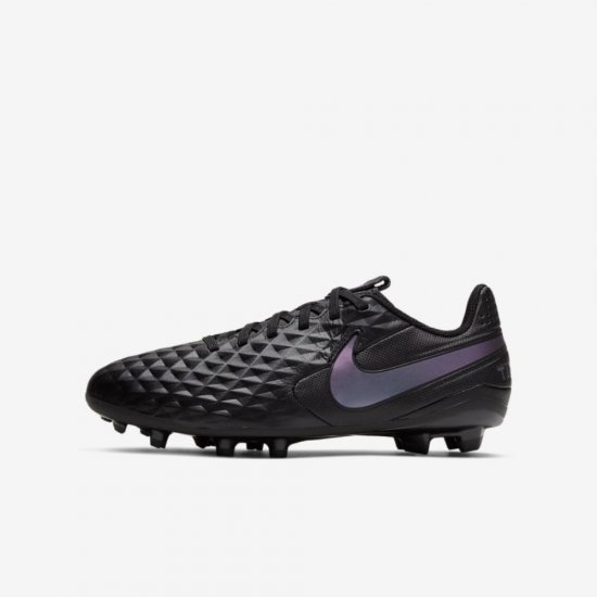 Nike Jr. Tiempo Legend 8 Academy MG | Black / Black - Click Image to Close