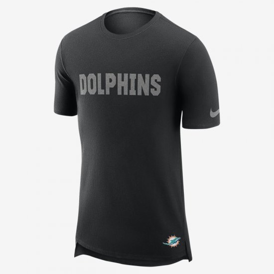Nike Enzyme Droptail (NFL Dolphins) | Black / Black - Click Image to Close