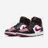 Air Jordan 1 Mid | Black / White / Noble Red