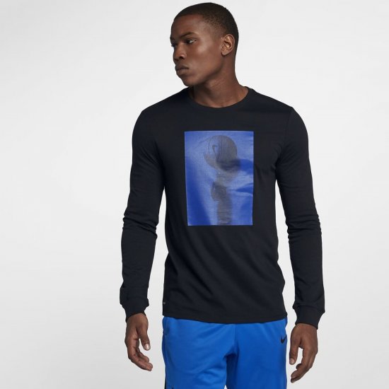 Nike Dri-FIT | Black / Game Royal - Click Image to Close