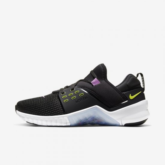 Nike Free X Metcon 2 | Black / Purple Nebula / White / Bright Cactus - Click Image to Close
