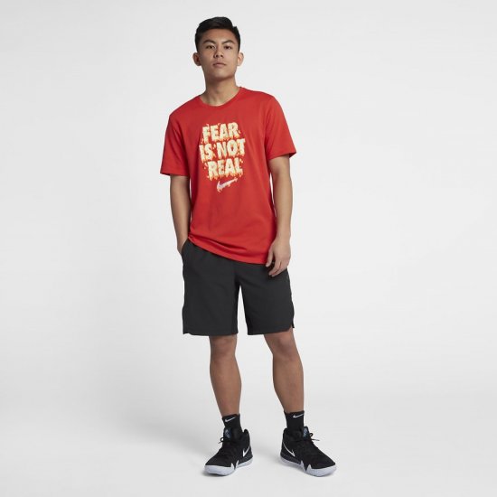 Nike Dri-FIT Kyrie "Fear Is Not Real" | Habanero Red - Click Image to Close