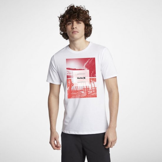 Hurley Cause &amp; Effect Dri-FIT | White - Click Image to Close