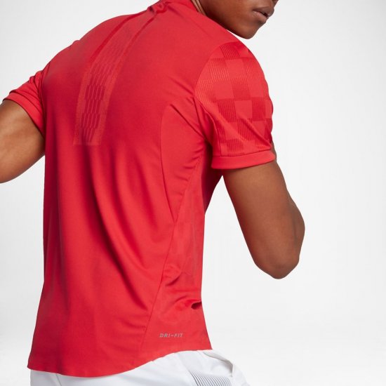 NikeCourt Dry Advantage | Action Red / Blue Jay - Click Image to Close