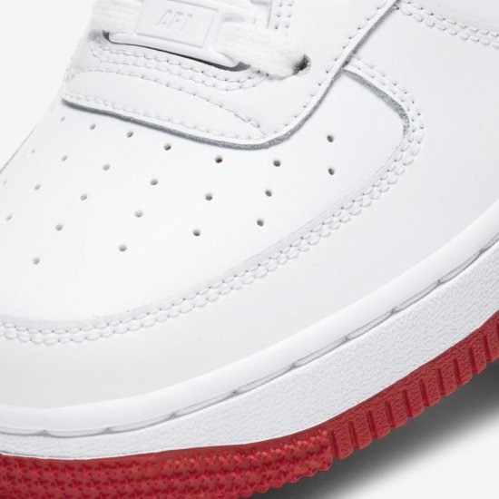 Nike Air Force 1 | White / Team Red - Click Image to Close