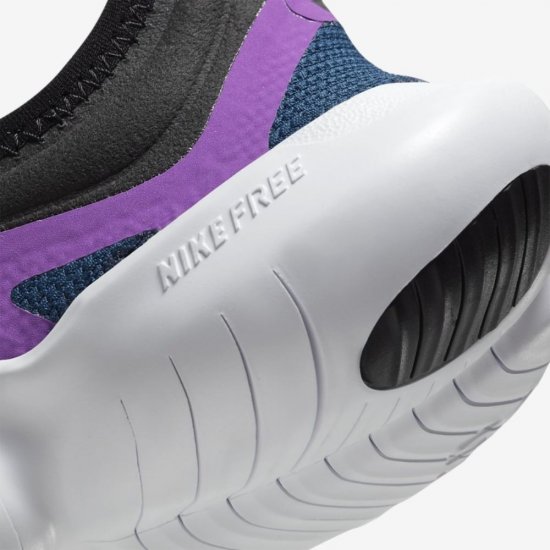 Nike Free RN 5.0 | Black / Valerian Blue / Vivid Purple - Click Image to Close