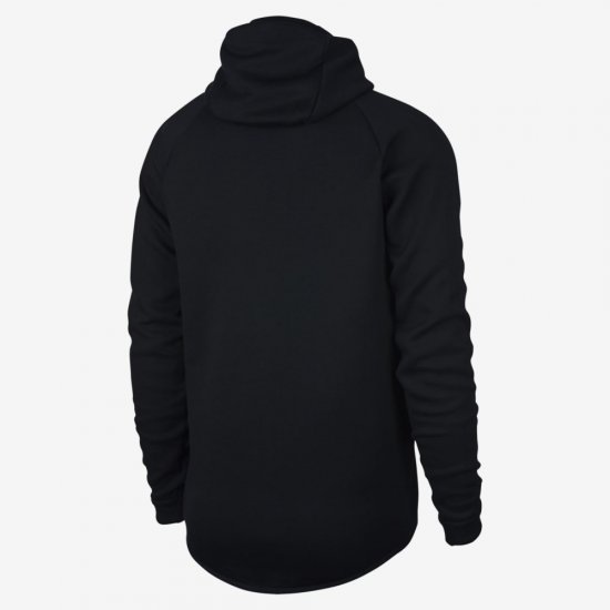 Portugal Tech Fleece Windrunner | Black / Gym Red - Click Image to Close
