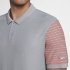 Nike Dri-FIT Pique Stripe | Wolf Grey / Rush Coral / Wolf Grey