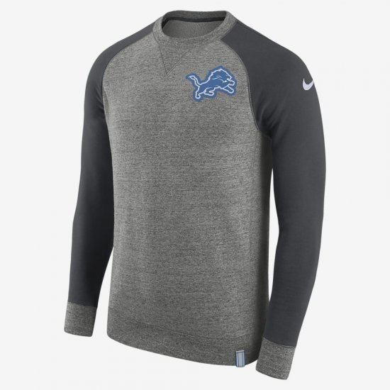 Nike AW77 (NFL Lions) | Carbon Heather / Anthracite / White - Click Image to Close