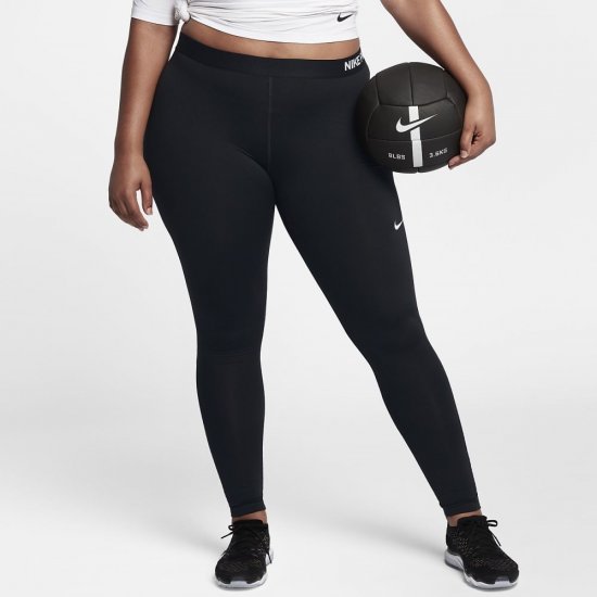 Nike Pro Warm | Black / Black / Black / White - Click Image to Close